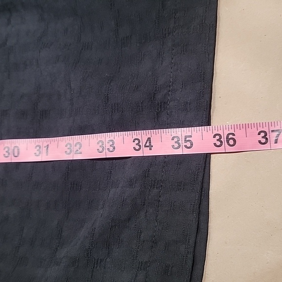 Broadway & Broome Size 4 Black 100% Silk Dress, Elastic Waist, Short Sleeve, EUC - Picture 10 of 13